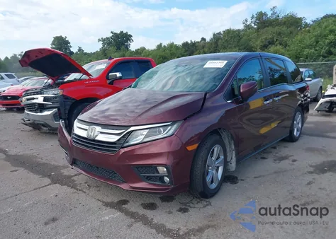 2018 Honda Odyssey Ex-L из США, поврежденный, VIN 5FNRL6H75JB013624